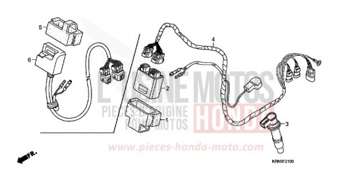 FAISCEAU DES FILS CRF250R6 de 2006